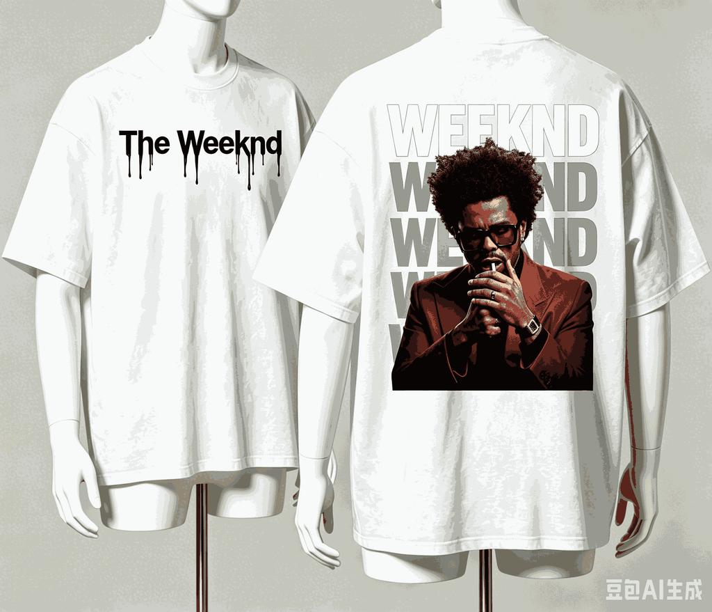 The Weeknd per Regalo Fan T-shirt Uomo Donna Harajuku Oversize Unisex Manica Corta Streetwear alta qualità Coppie Classico morbido Retro Moda