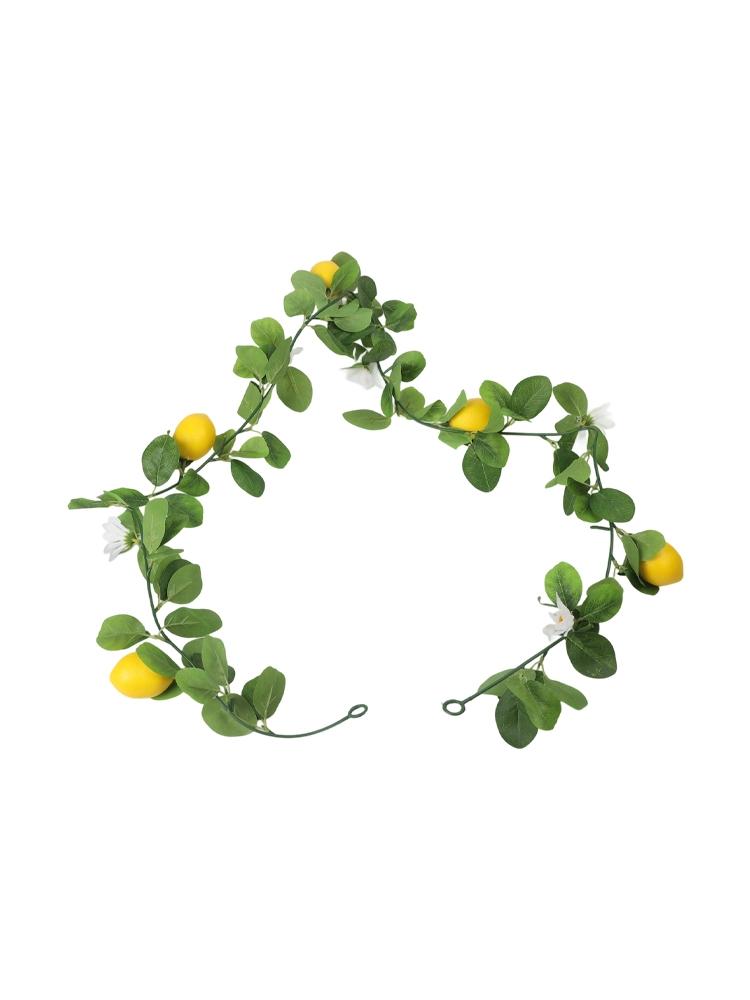 Realistic Green Lemon Vine 200cm Decorative Plant for Air Conditioning Ducts