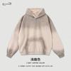 Unisex Oversized Used Washed Hoodie Streetwear Baumwoll-Sweatshirt Winter Freizeit Lockerer Schnitt