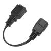 IEC320 C14 to 1 15R Cord Male to Female Waterproof Power Adapter Cable for Desk Lamp Digital Camera