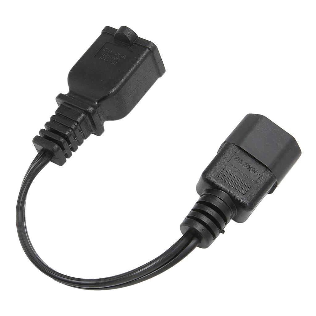 IEC320 C14 to 1 15R Cord Male to Female Waterproof Power Adapter Cable for Desk Lamp Digital Camera