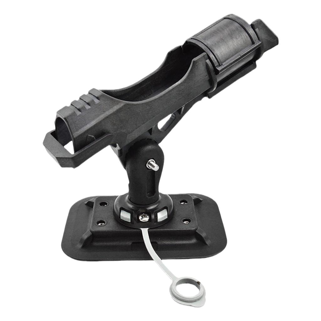 Universal Rod Mount Stand Bracket Fishing Rod Holder for Inflatable Kayak Boats 360 Degree Adjustment Rod Holder