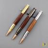 Creative Brass & Sandalwood Bolt Action Pen | Custom Laser Engraved Solid Wood Gift Ballpoint Pen
