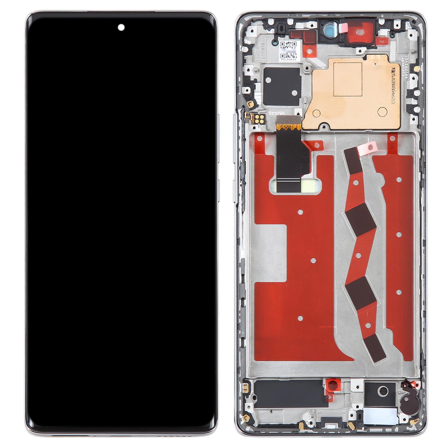 

For Huawei nova 10 4G OEM Grade S AMOLED Screen and Digitizer Assembly+Frame (Without Logo) Silver