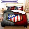 Atletico Football Club Printed Pattern Duvet Cover Set – includes 1 duvet cover and 2 matching pillowcases Bedroom decor Christmas gifts