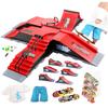 DIY Finger Skatepark 6-in-1 Set Professional Tech Practice Deck Platform Stunt Finger Skateboard Assemble Ramp Park Kits Toys