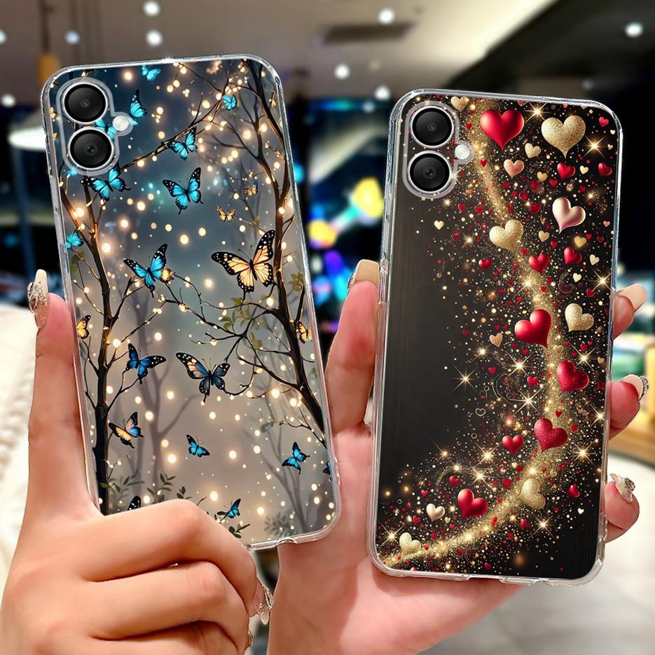 For Samsung Galaxy A06 Case A04 A04e A05 Lucky Koi Fashion Painted Cover Soft Silicone Case For Samsung A06 A 04 Galaxy A05 Bags