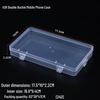 Rectangular Transparent PP Plastic Storage Box for Stationery, Cards, Hardware, Jewelry, and Fishing Gear