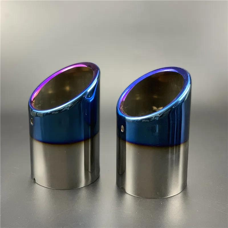 2pcs For Mazda CX-5 CX5 CX-8 CX-9 Auto Accessories Stainless Steel Car Exhaust Pipe Muffler Tail Throat Exterior Refit Products