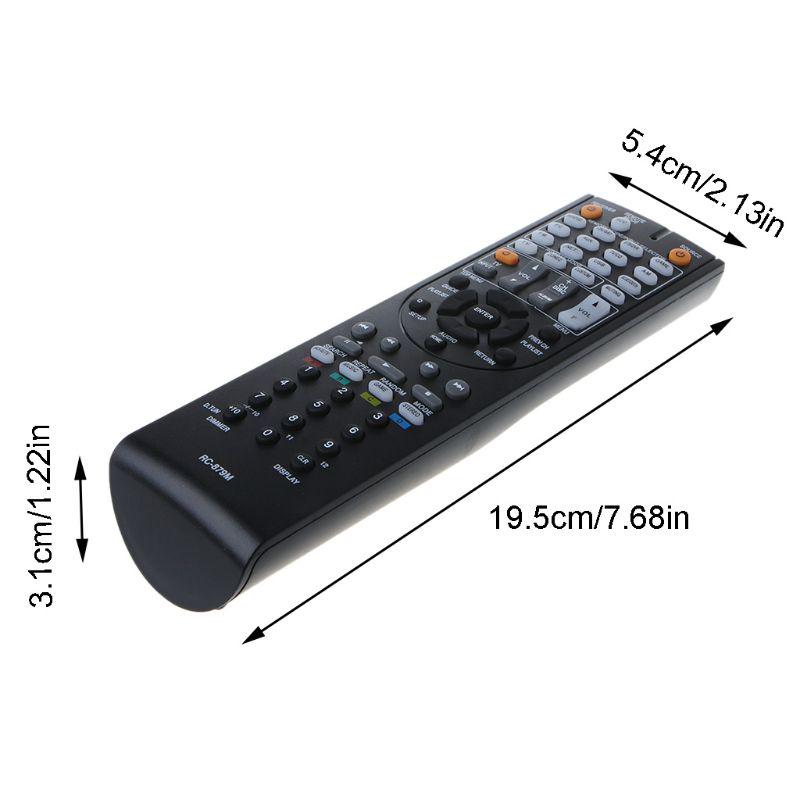 RC-879M Remote Control Contorller Replacement for Onkyo AV Receiver TX-NR535 TX-SR333 HT-R393 HT-S3700 Amplifier