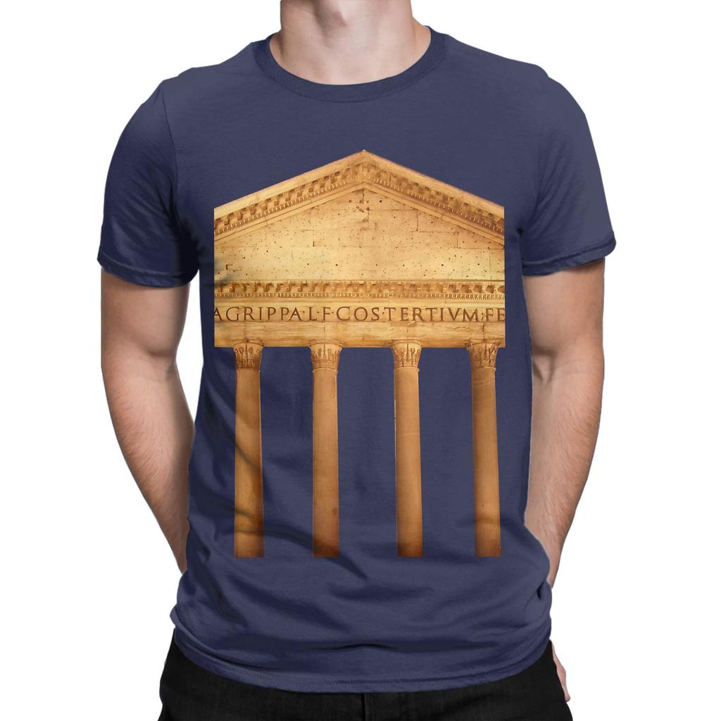 Pantheon Rome Funny 100 Cotton Tshirt Pantheon Tops Tees For Unisex