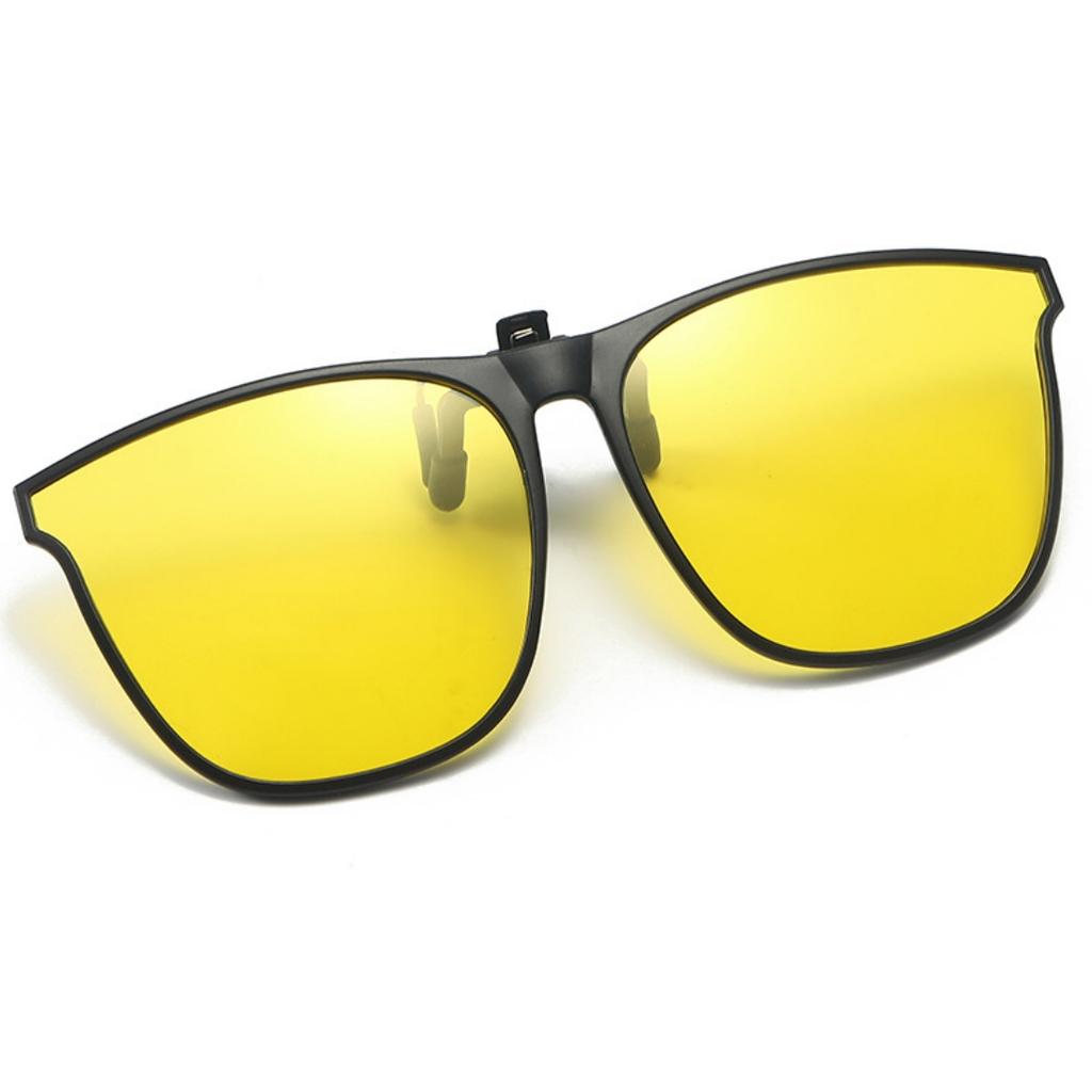 New PC Clip Sunglasses for Outdoor Fishing Driving Day Night Use Durable Lightweight UV Protection