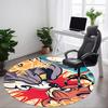 1pc Tom Jerry Office Round Area Rug, Under Office Chairs Bedroom Living Room Home Decor, Room Deco, Available In Various Sizes