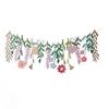 Leaves Flower Banners Summer Sunflower Bedroom Kindergarten Wall Background Hanging for Wedding Birthday Baby Shower Party Decor
