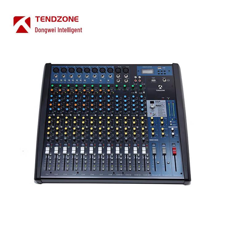 TENDZONE 16-Channel 4-Group Professional Audio Mixer (CN version)