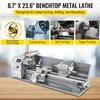 SIHAO Mini Metal Lathe Machine 1100w 220x600mm 38mm Spindle 3Jaw Chuck Blushless Motor