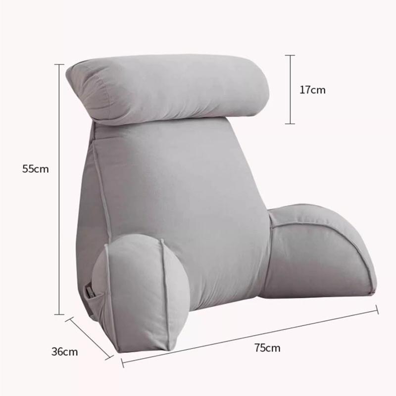 Headboard Pillow Reading Large Bolster Backrest Positioning Support Body Wedge Sleeping Pillow for Bed Headboar Home Accessories