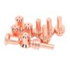 10Pcs Nozzle Electrode Kit Brass 176655 Electrode 176656 Nozzle Tip Consumables for WSP?20027