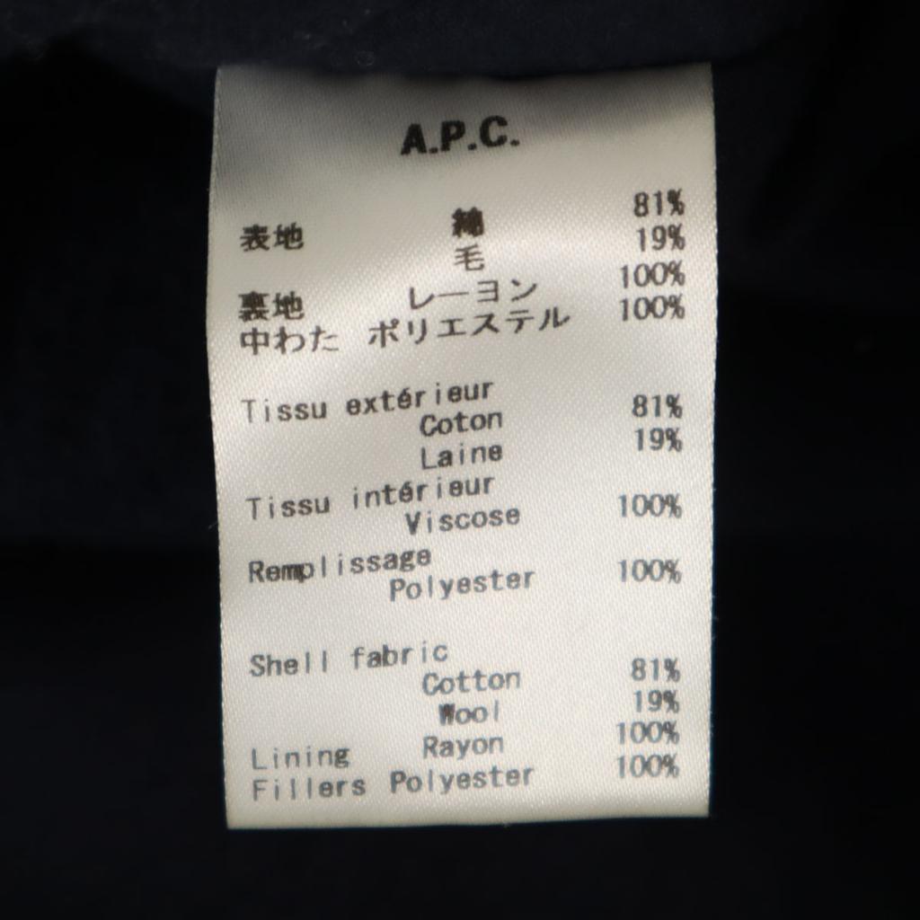 A.P.C. Coat 36 Navy Women Used