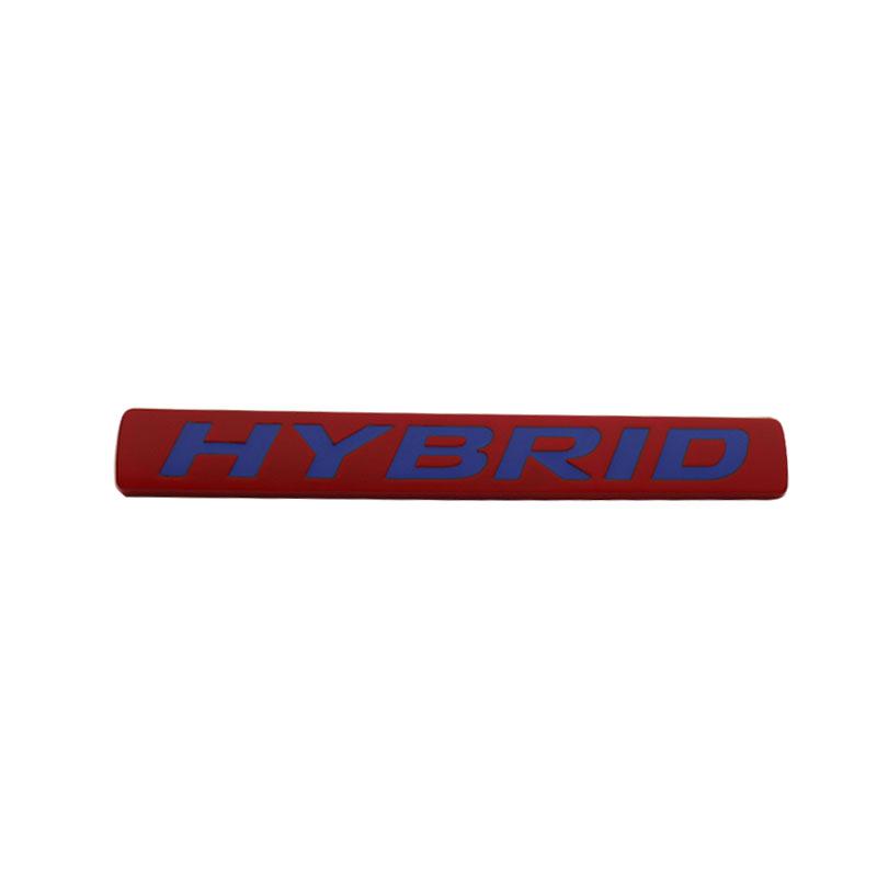 3D Premium Hybrid für Auto Motorhaube Kotflügel Kofferraum Heck Heckklappe Namensschild Aufkleber Emblem Abzeichen Aufkleber