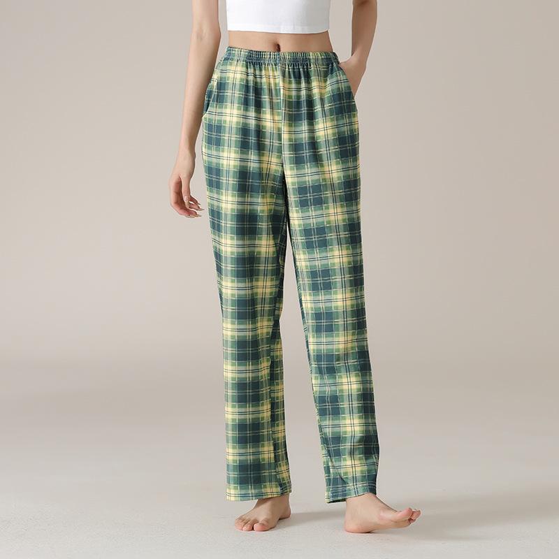 Women's Pure Cotton Loose Sleep Pants - Lightweight for Spring, Summer, and Autumn with Plus Sizes, Suitable for Casual Home or Outdoor Wear.