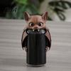 Outdoor Party Drink Accessories 3D Printed Bat Can Cover, Reusable Soda Protector Lid, Cute Animal Washable Protectors Dust Cap for Beverage Cans, Fun