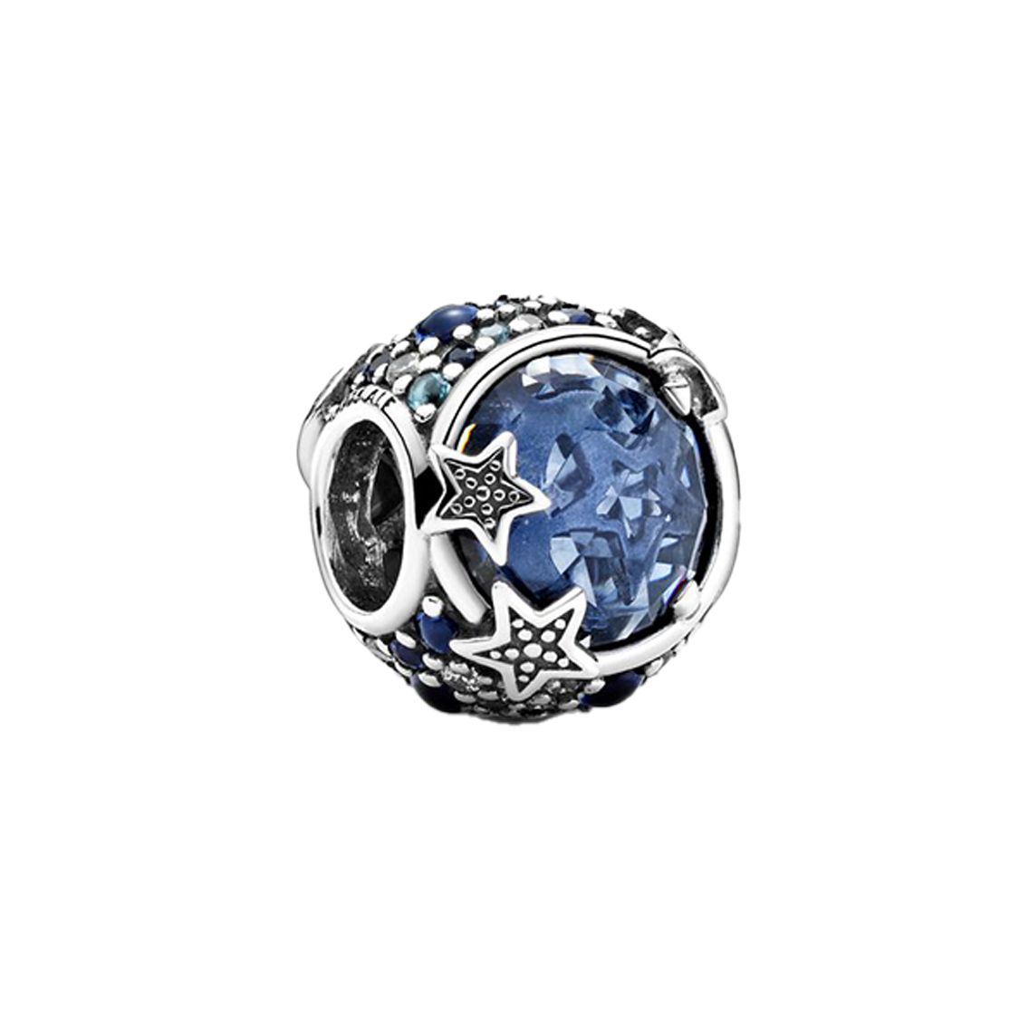 Pandora Dazzling Starry Night Blue Charm Women Jewelry 799209C01 Box,Blue