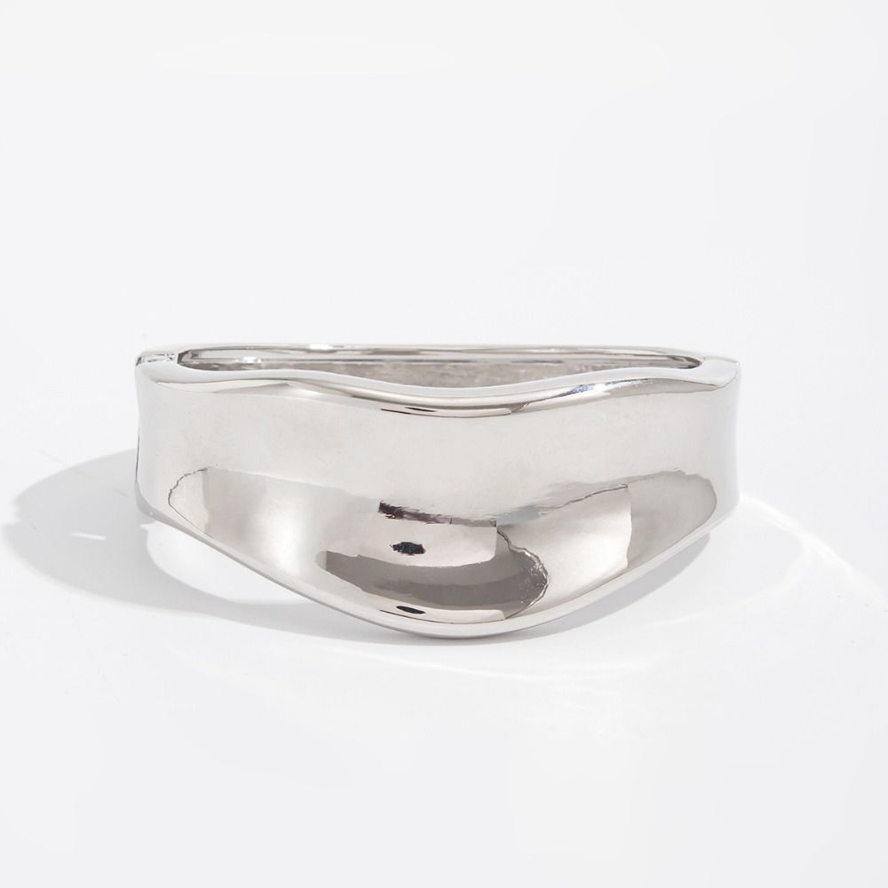 Smudging Irregular Wide Bracelet Bohemian Retro Hand Ring Temperament Acrylic Bangle Friend Gift