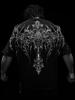Breathedivinity Herren Dark Style Oversized Baumwoll-T-Shirt - Amerikanische Streetwear, Sportlich Casual, Kurzarm