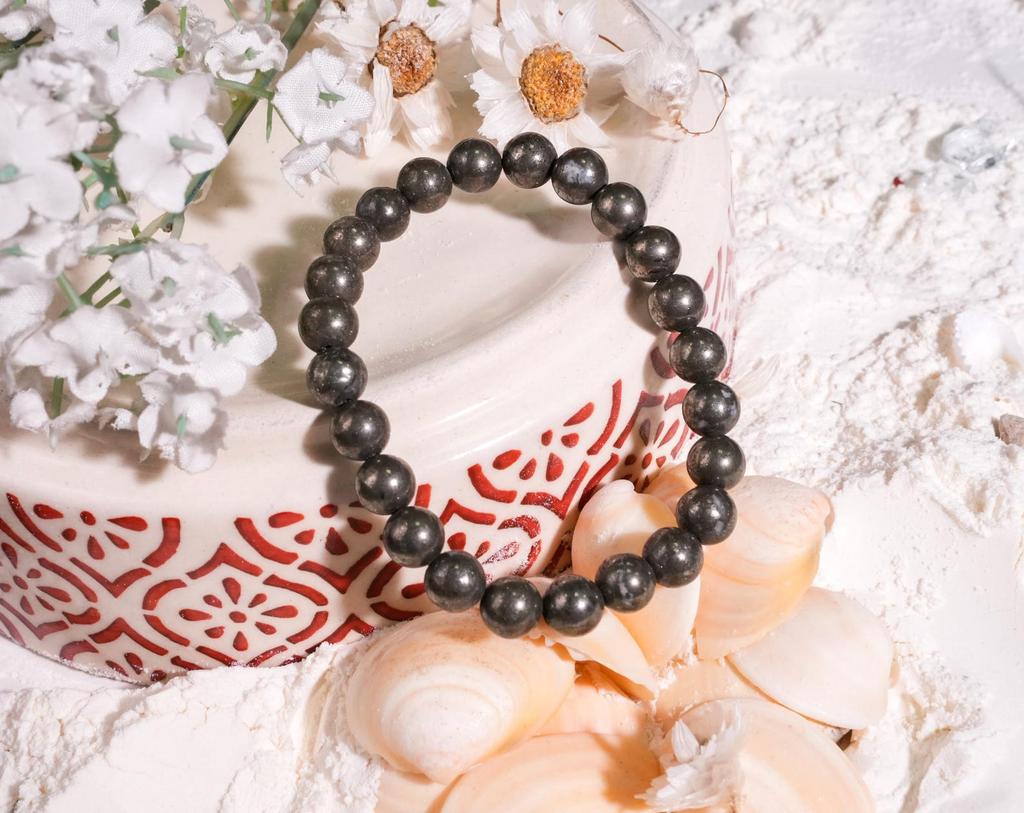 Natural Pyrite Bracelet|Healing Crystal Jewelry|Wealth & Prosperity Stone|Unisex Bracelet|Gemstone Energy Bracelet|Spiritual Gift|Adjustable
