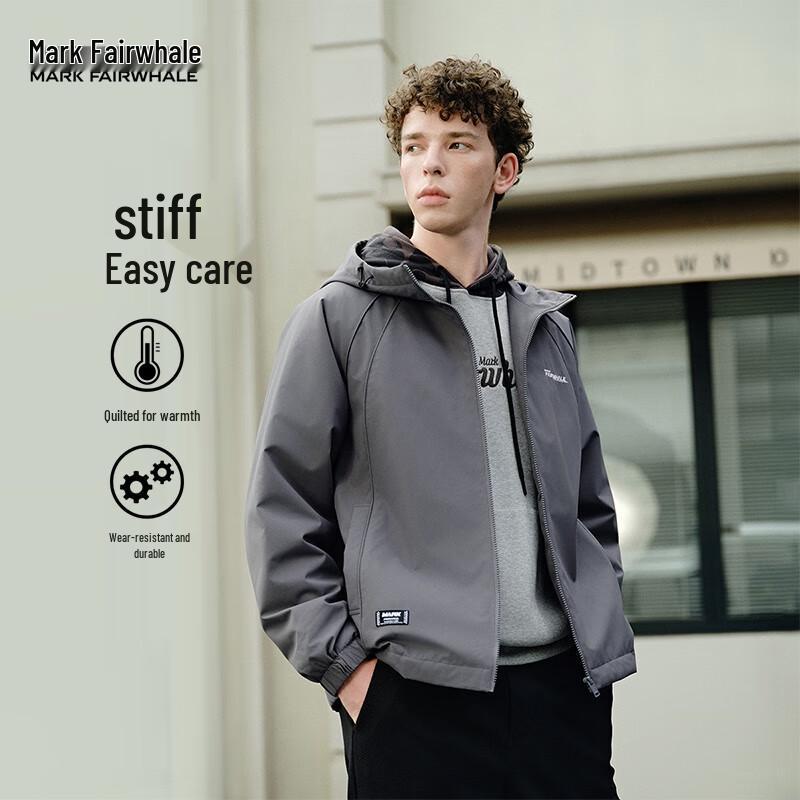 

Mark Fairwhale Men s Padded Hooded Windproof Outdoor Jacket L