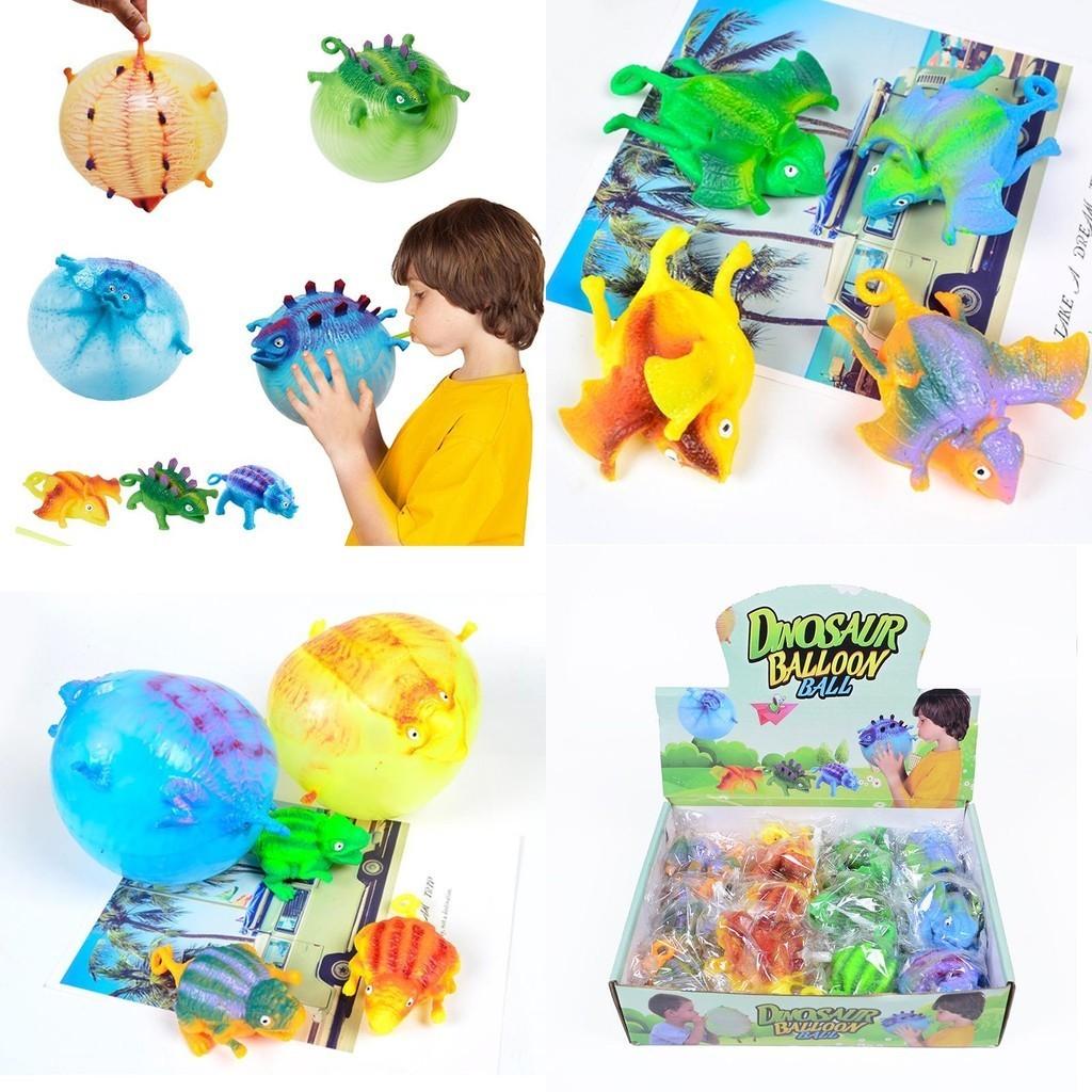 Inflatable Dinosaur Toy Creative And Unique Tpr Blow-up Animal For Stress Relief