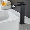 Waterfall Basin Faucet Gold and Black Sink Waterfall Mixers Bathroom Faucet Deck Mounted Washbasin Taps