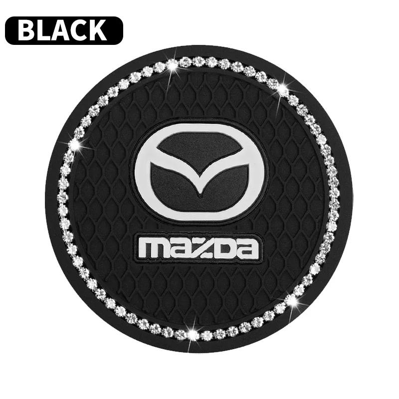

2pcs Car Non-slip Water Cup Pad Diamond Rhinestone Bling Decoration for Mazda CX-5 CX5 Atenza CX-7 CX-9 MX5 CX30 Accessories