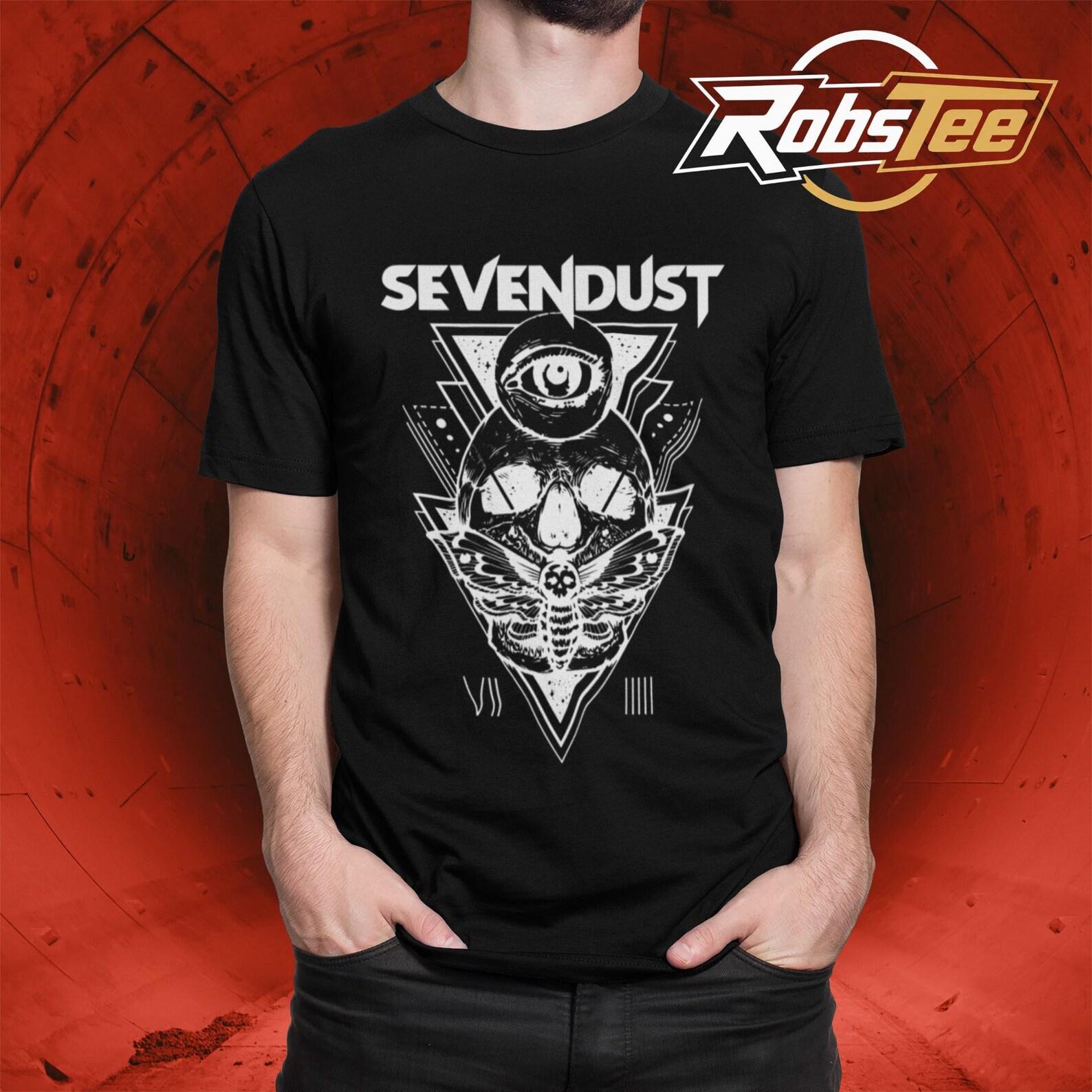 Sevendust T-Shirt - Metal Music Shirt - Denial - Home Album - Animosity Album - Sevendust Merch - Unisex Rocker Clothing M