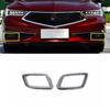 Chrome 2X Front Fog Lamp Bumper Light Cover Trim For Acura TLX 2015-2022