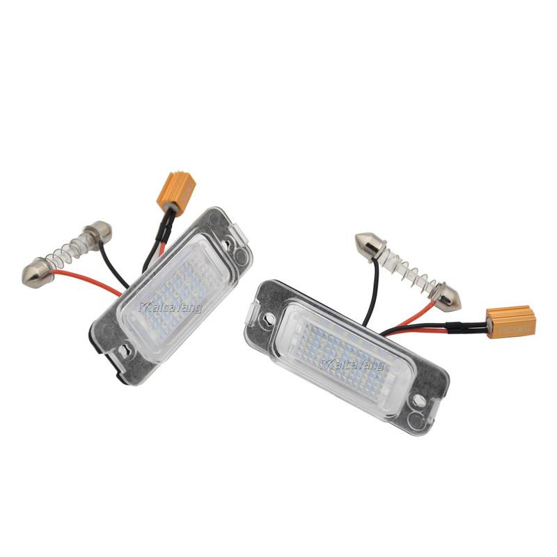 For Mercedes Benz ML-Class W163 W164 GL-Class X164 R-Class W251 GL ML 350 450 500 550 320 ML63 2PCS LED License Plate Light Lamp