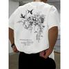 Herren-T-Shirt mit kurzen Ärmeln und Mustern, mit ethnischen Merkmalen und kulturellem Stil, suchen Sie einzigartige Designs