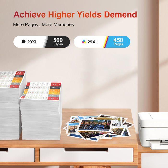 Cartouche d'encre - CHOUMICHA - 29XL - Compatible Epson - Pack de 5 - Impression de qualité