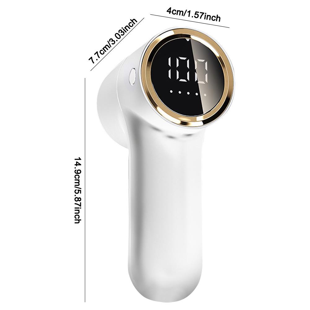 USB Rechargeable Lint Remover with Six Replacement Blades and Five Speed Settings for Efficient Fabric Shaving