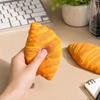Realistisches Croissant-Spielzeug - Langsam aufgehendes weiches Stressball für Erwachsene und Kinder