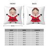 Pillow Cover Christmas Humor Custom DIY Cushion Cover Retro Trendy Pillow Case For Sofa Home Decoration Pillowcases