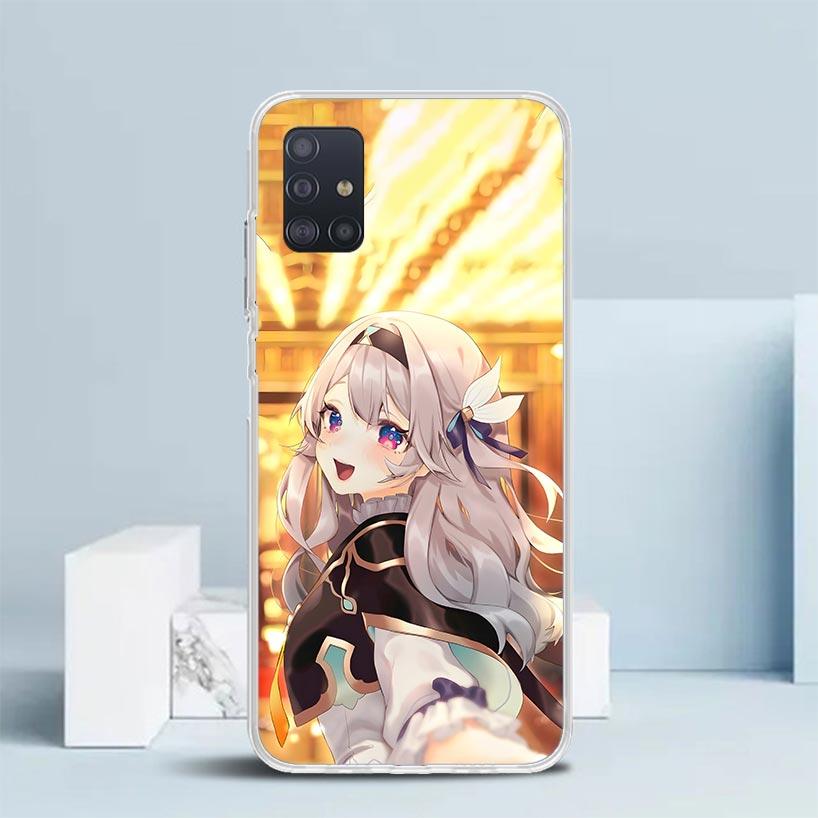 Honkai Star Rail Firefly Soft Cover for Samsung Galaxy A12 A22 A32 A52 A72 A02S Phone Case Note 20 Ultra 10 S10 Plus A51 A71 A50