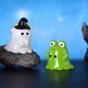 Cute Little Animal Moss Miniature Ornaments Cute Ghost Pig and Rabbit Accessories