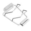 Pot Lid Holder Drilling Free Wall Mounted Space Saving Aluminium Hand Polishing Rustproof for