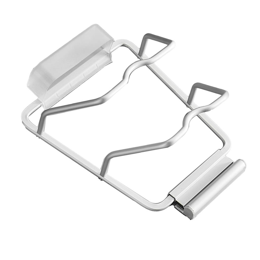 Pot Lid Holder Drilling Free Wall Mounted Space Saving Aluminium Hand Polishing Rustproof for
