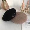 Love Embroidered Tweed Beret Hat Female Autumn And Winter Korean Version Retro Painter Hat