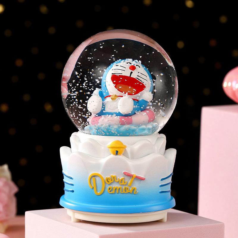 Christmas Fantasy Crystal Ball Music Box - Princess Ornament Gift for Girls' Birthdays