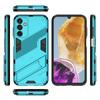 For Samsung Galaxy M15 5G Case Kickstand Anti-Scratch PC+TPU Armour Phone Cover
