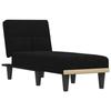 VidaXL Chaise Longue Black Fabric 352818